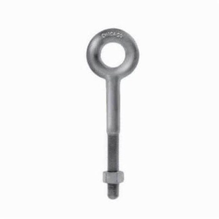 Eye Bolt 1, 9 In Shank, 2 In ID, Steel, Hot Dipped Galvanized